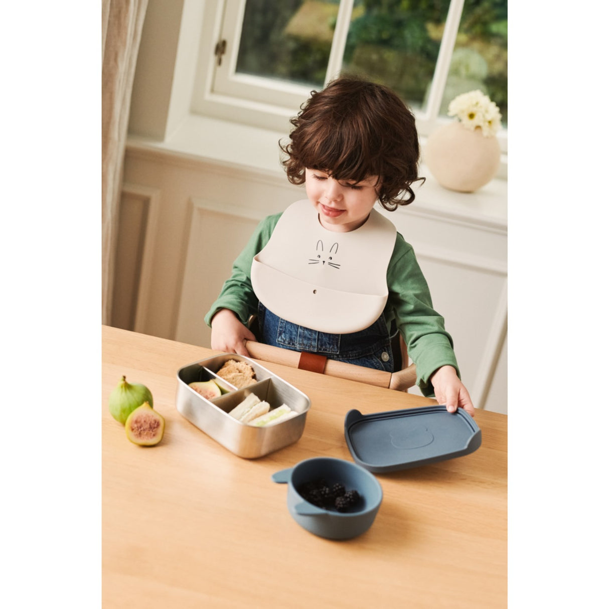 LIEWOOD Rabbit Sandy / Oat Ember Printed Smekke 2-pack