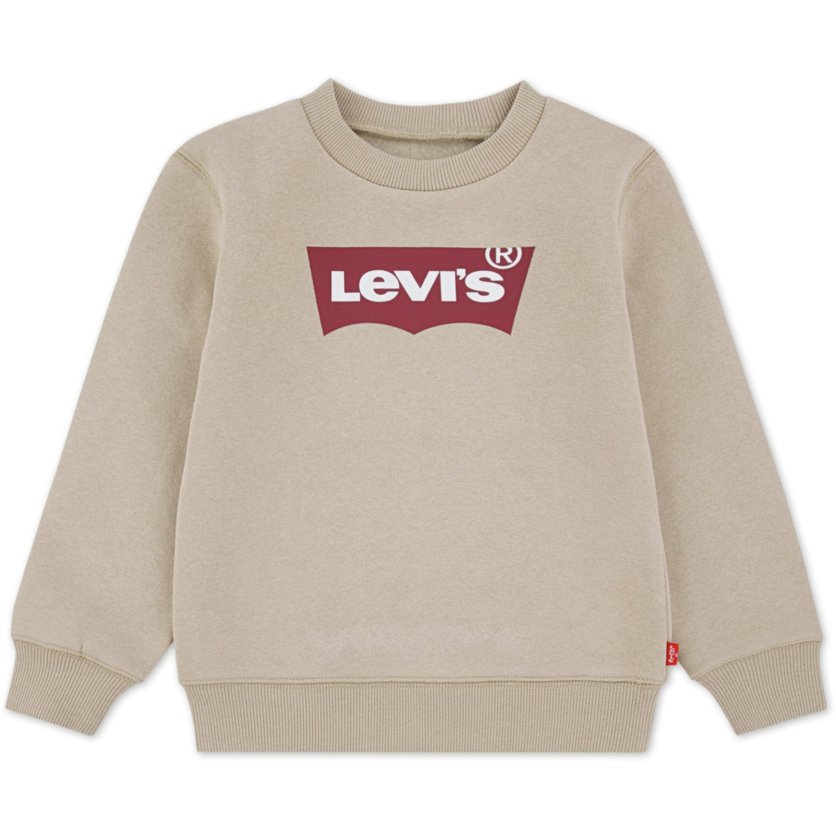 Levi's White Pepper Batwing Crewneck Collegegenser