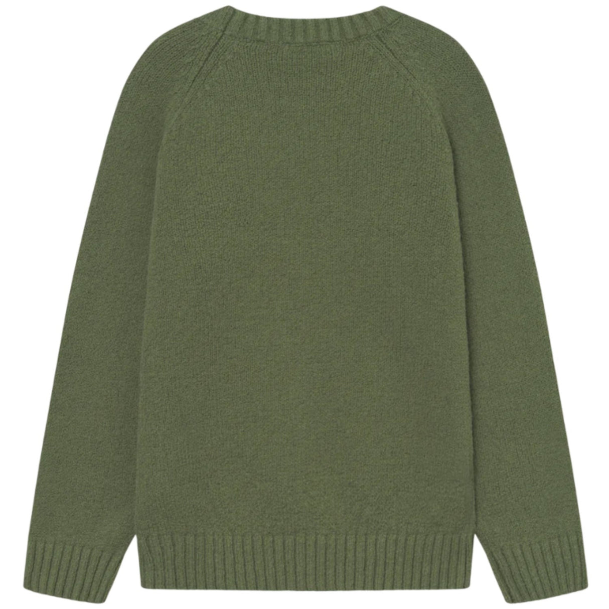 Les Deux Kids Chive Green Brad Roundneck Strikk Kids