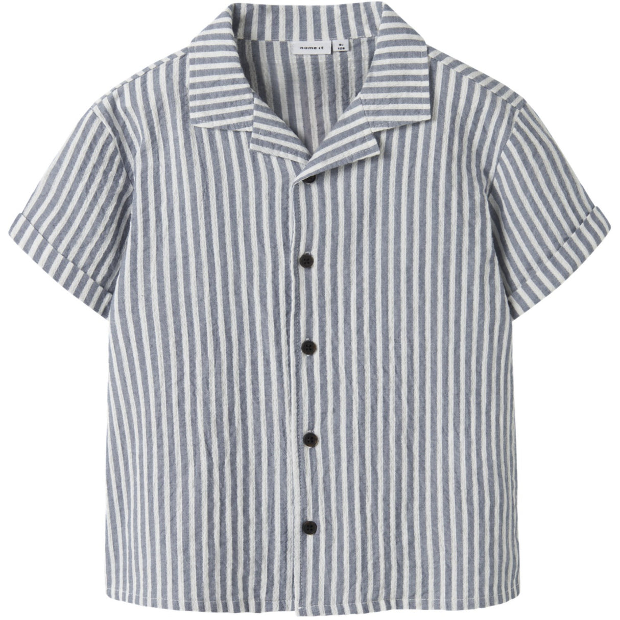 Name It Vintage Indigo Cloud Dancer Nkmfedenis Ss Nreg Skjorte