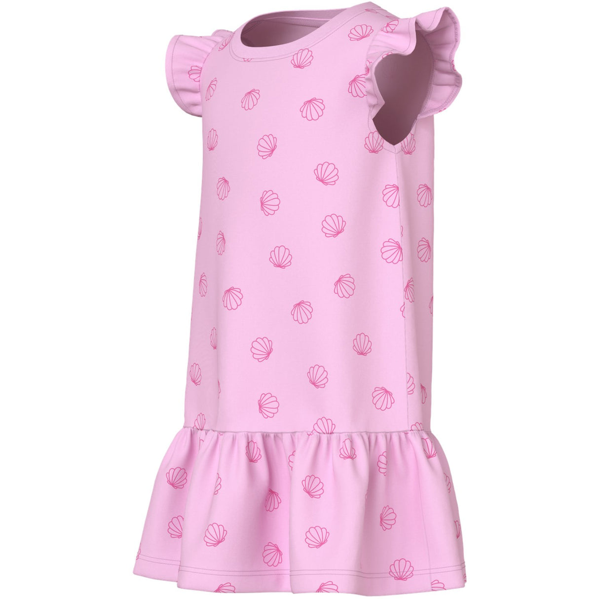 Name It Pirouette Sea Shells Pink Nmfvida Capsl Kjole