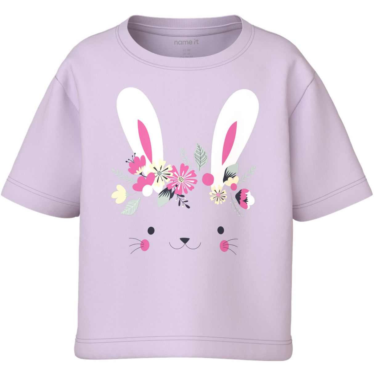 Name It Lavender Fog Bunny Nmfvilinse Ss Nreg Kort Topp