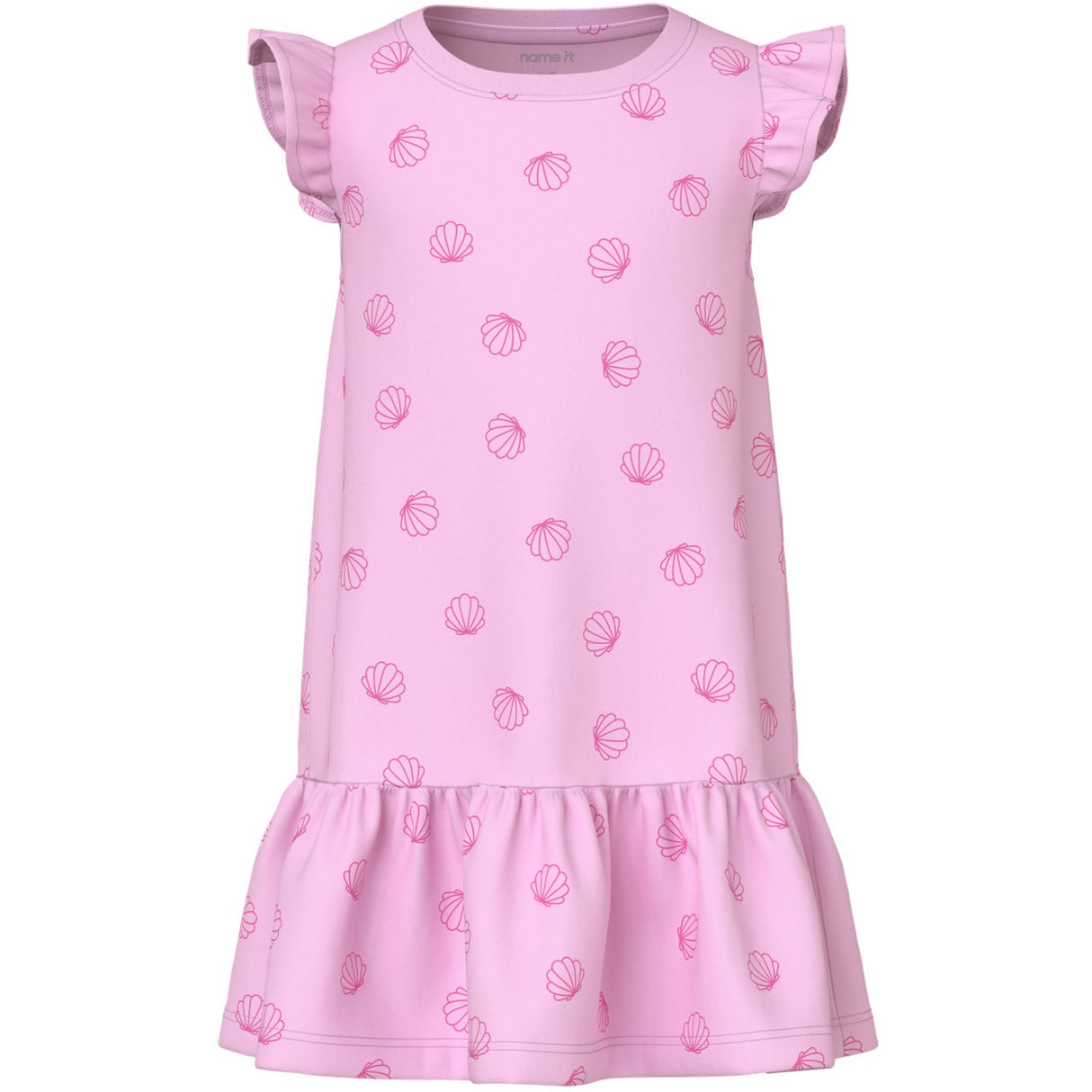 Name It Pirouette Sea Shells Pink Nmfvida Capsl Kjole