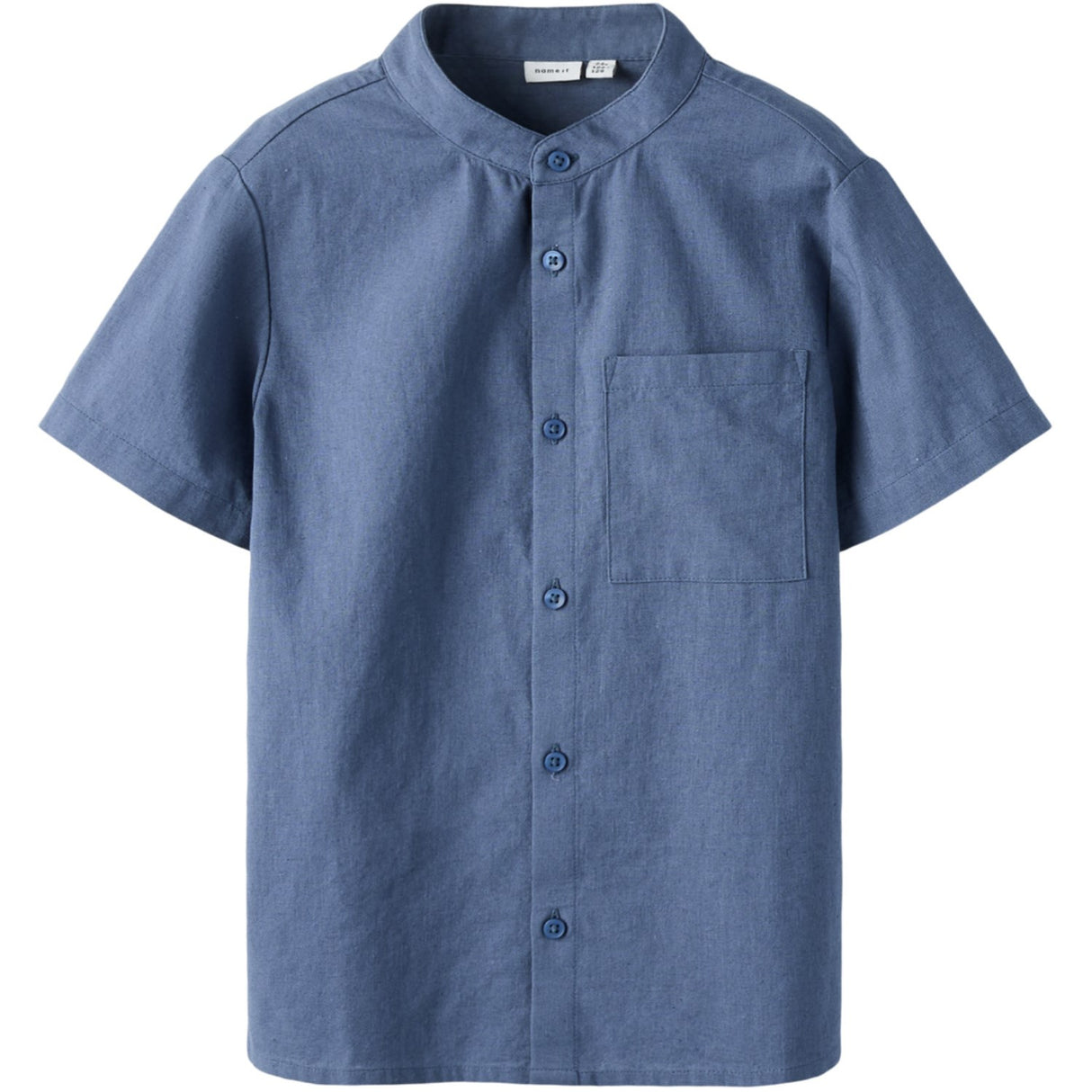 Name It Vintage Indigo Nkmfalinnen Ss Skjorte
