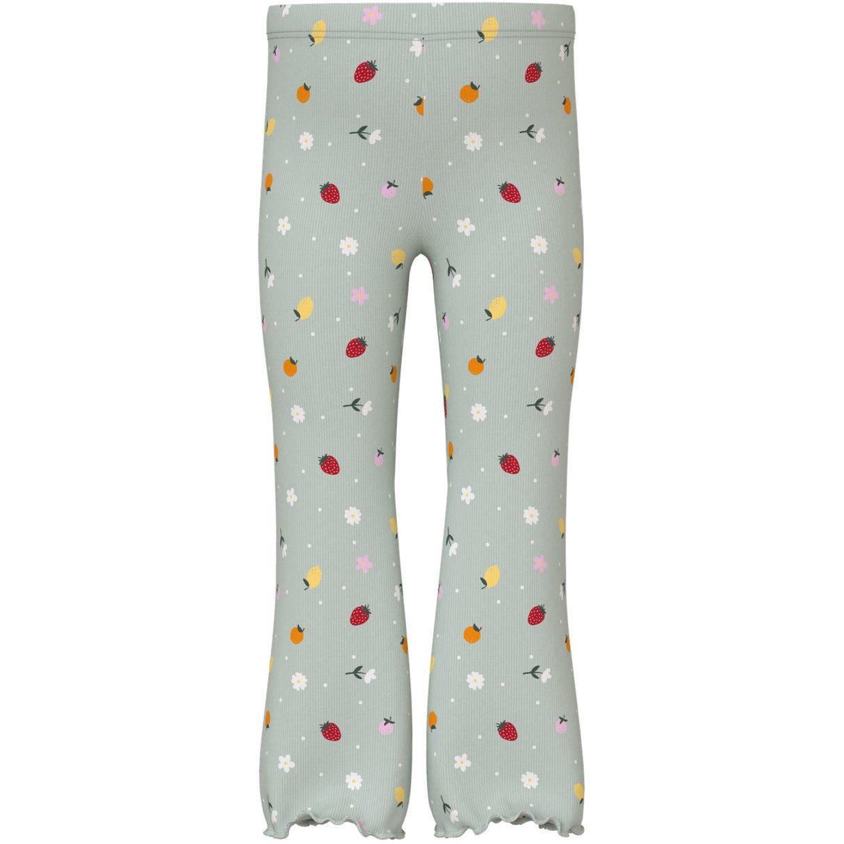 Name It Pale Aqua Fruit Flowers Nmfvemia Bukser