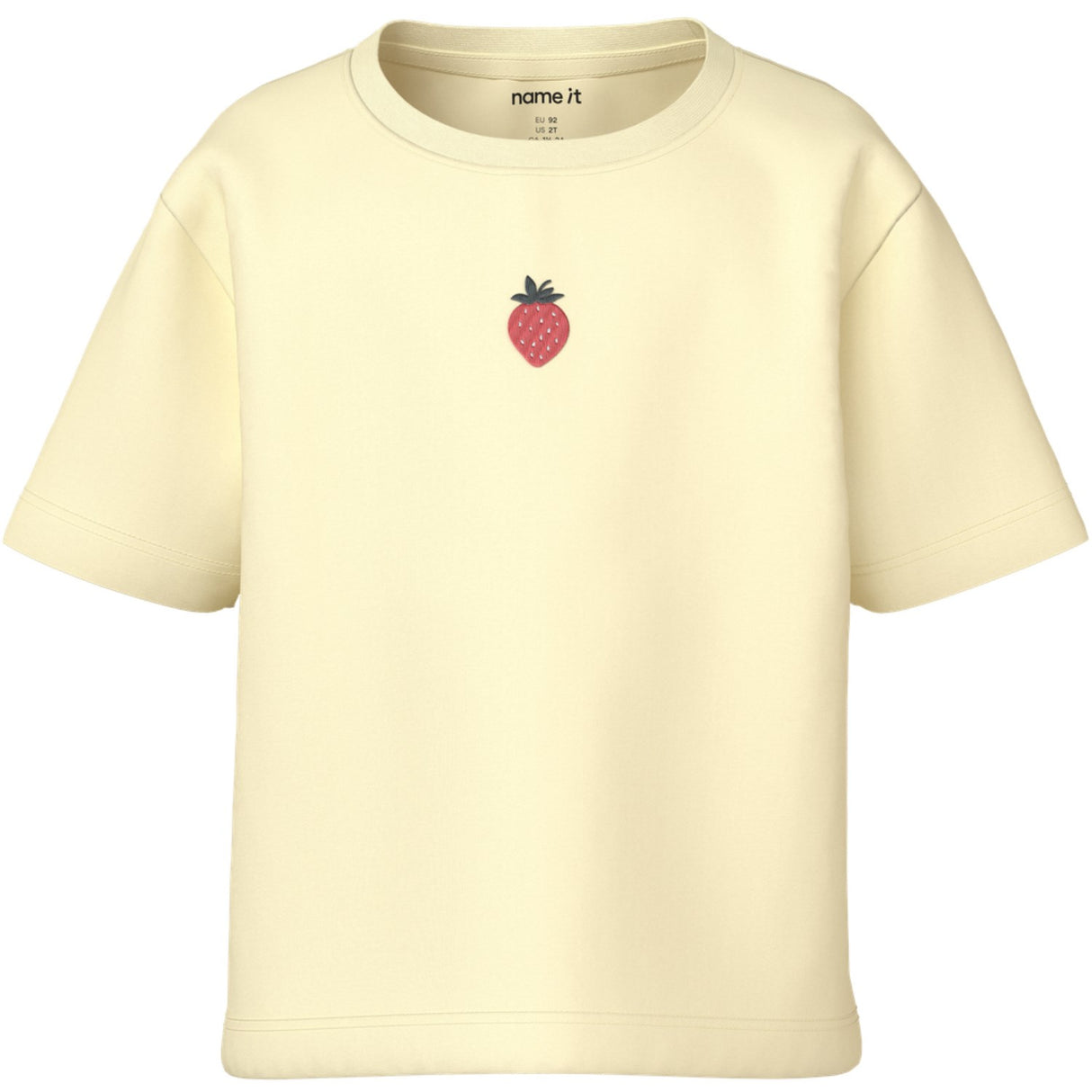 Name It Pear Sorbet Strawberry Embroidery Nmfvictoria Ss Nreg Topp