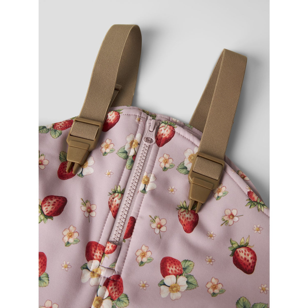 Name It Keepsake Lilac Strawberry Nmfalfa08 Softshell Smekke Bukser Aop Fo