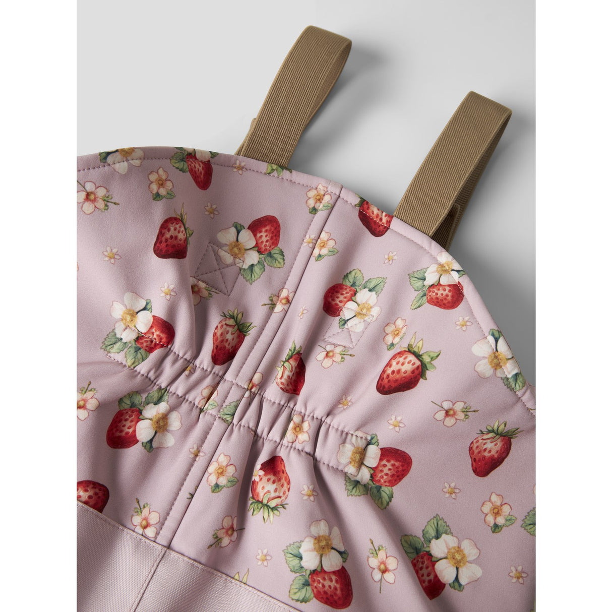 Name It Keepsake Lilac Strawberry Nmfalfa08 Softshell Smekke Bukser Aop Fo