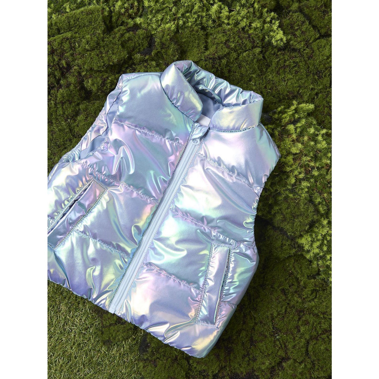 Name It Lavender Lustre Nmfmolina Vest Shine