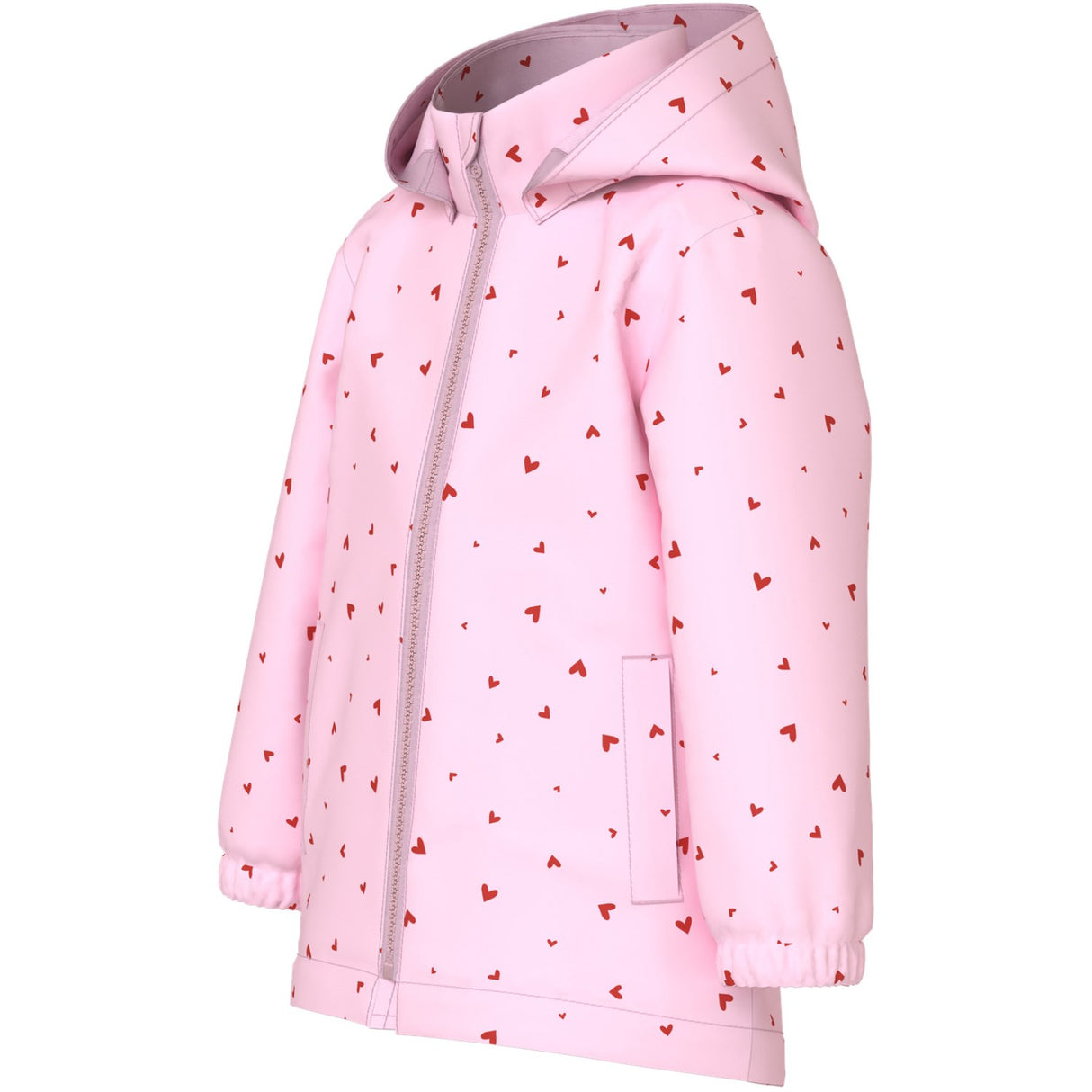 Name It Cherry Blossom Small Hearts Nmfmaxi Jakke Li Aop Noos