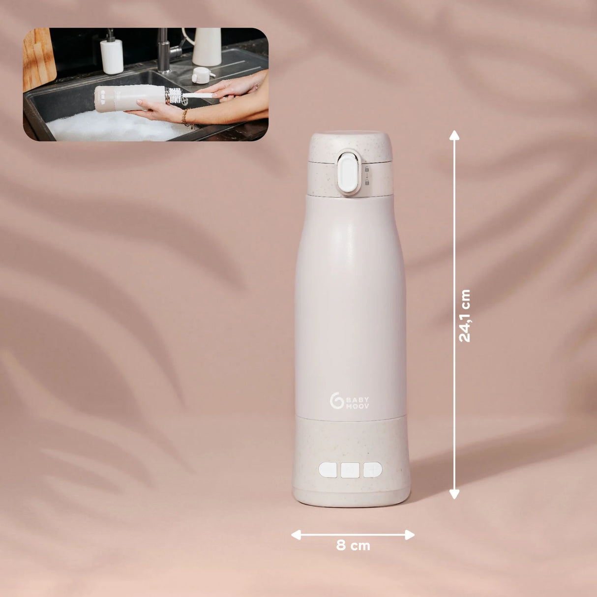 Babymoov Beige Moov & Feed Flaskevarmer