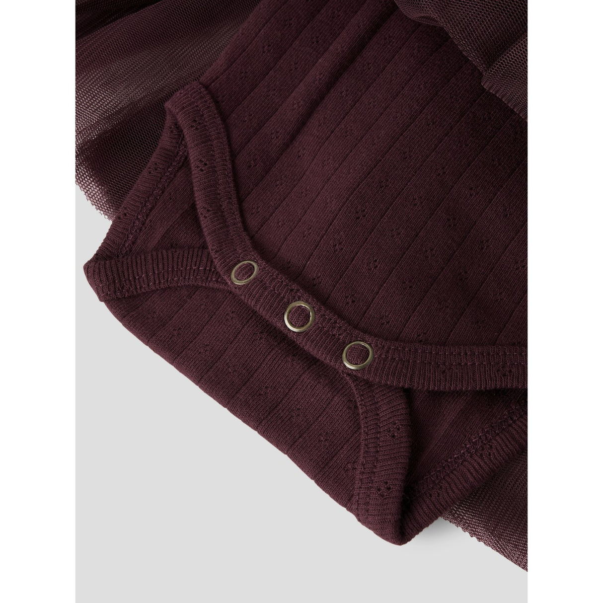 Lil'Atelier Catawba Grape Nbfsolange Ls Tyll Body Kjole Lil