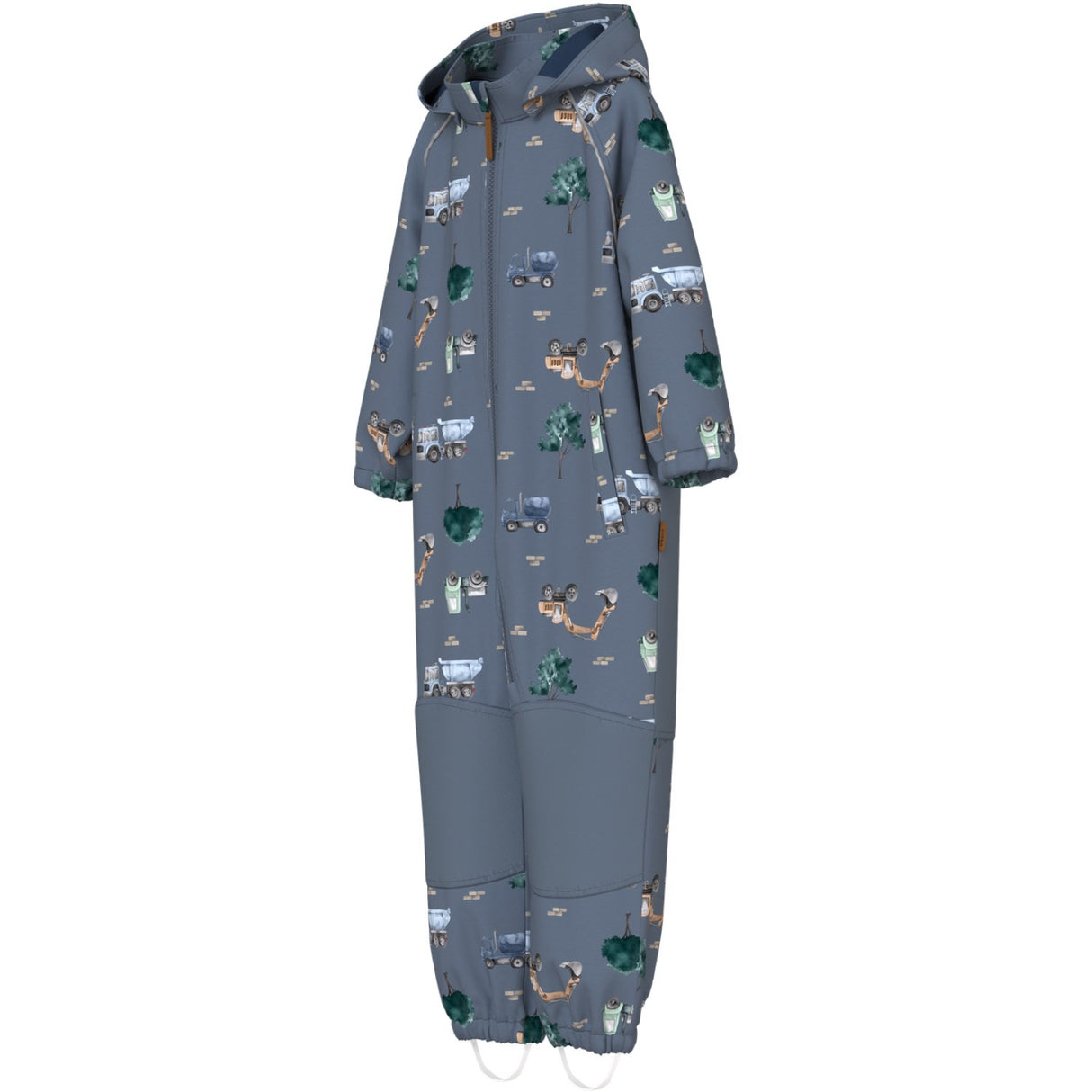 Name It Flint Stone Work Nmmalfa08 Softshell Drakt Aop 1Fo Noos