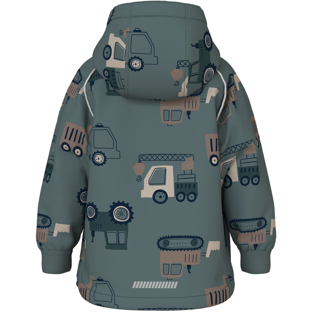 Name It Balsam Green Machines Nmmalfa08 Softshell Jakke Aop Fo