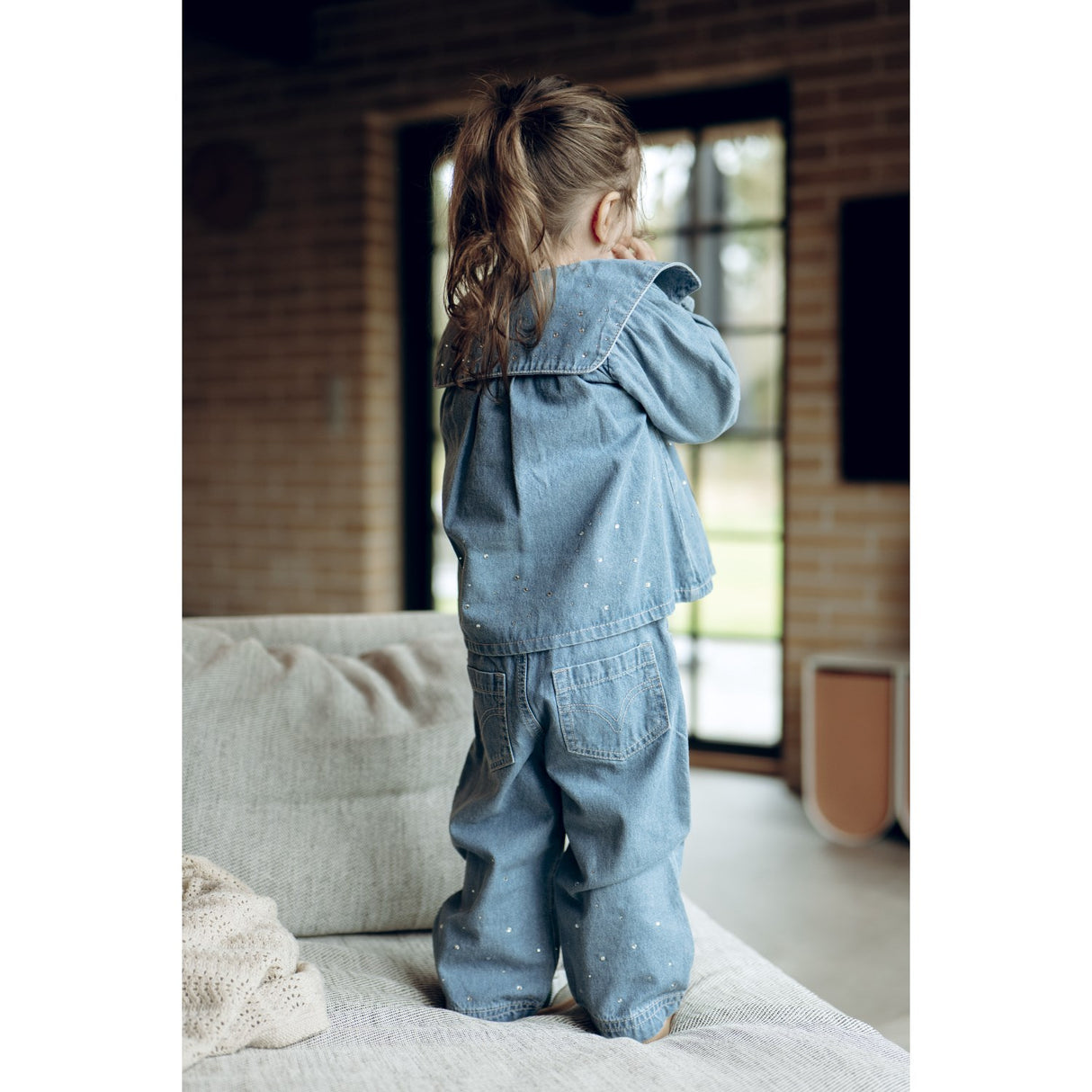 Hust & Claire Blue Denim Theresa Denim W.Studs