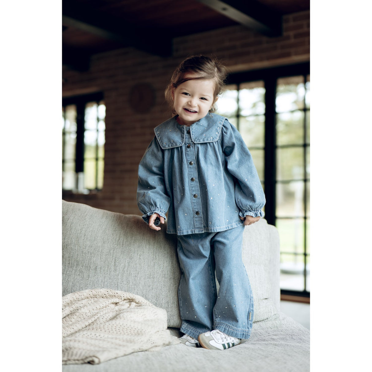 Hust & Claire Blue Denim Theresa Denim W.Studs