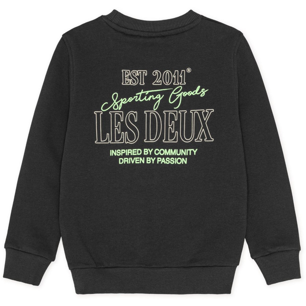 Les Deux Kids Black Allen Collegegenser KIDS