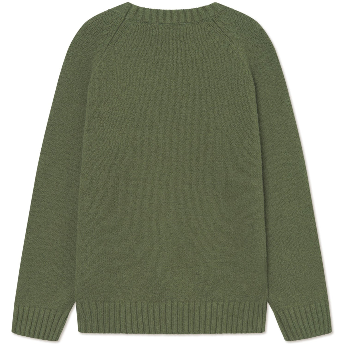 Les Deux Kids Chive Green Brad Roundneck Strikk Kids