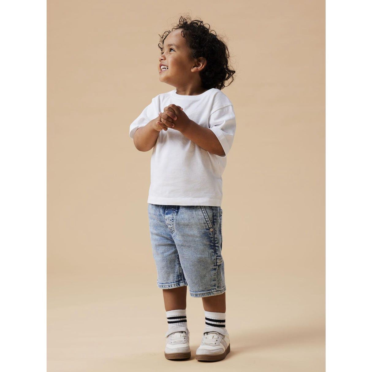 Name It Light Blue Denim Nmmben Loose Dnm Bermuda 8620-Bc Noos