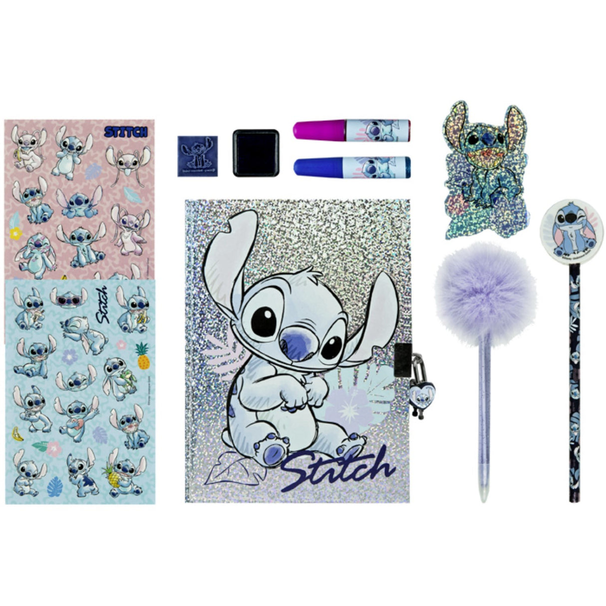 Undercover Disney Stitch Glimmer Dagbogssæt