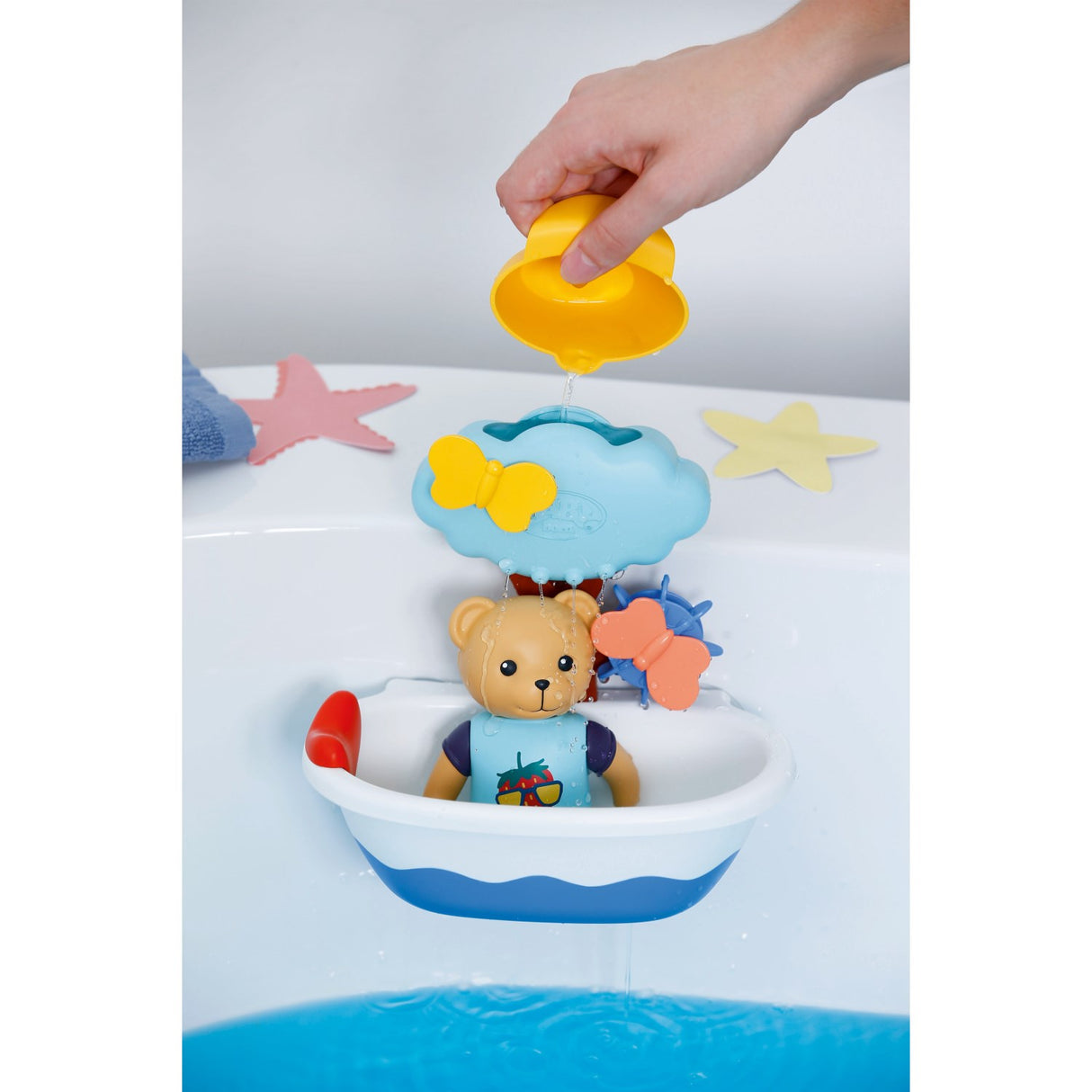 BABY Born Splish Splash Tub With Teddybjørn