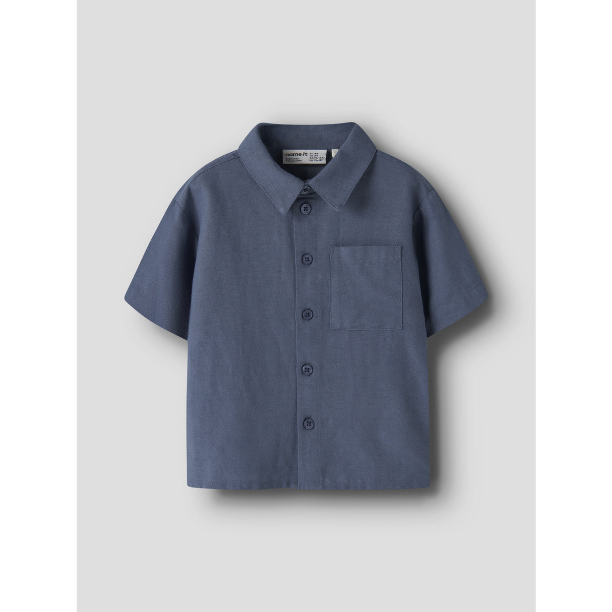 Name It Vintage Indigo Nmmfaher Ss Skjorte