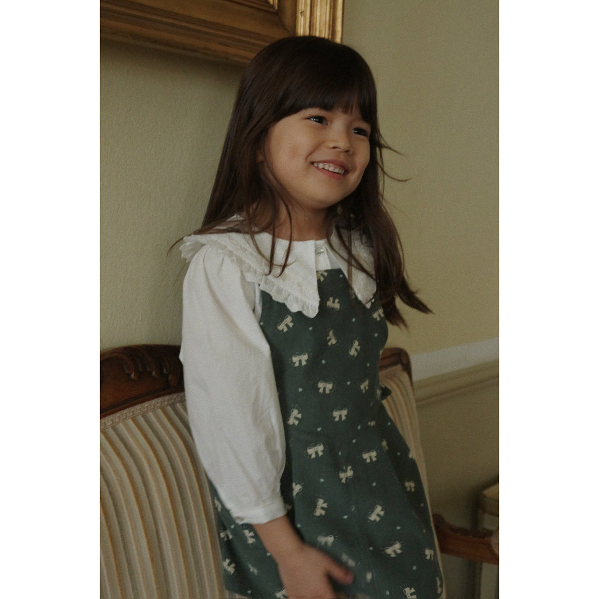 Konges Sløjd Optic White Coeur Halsbånd Skjorte Gots