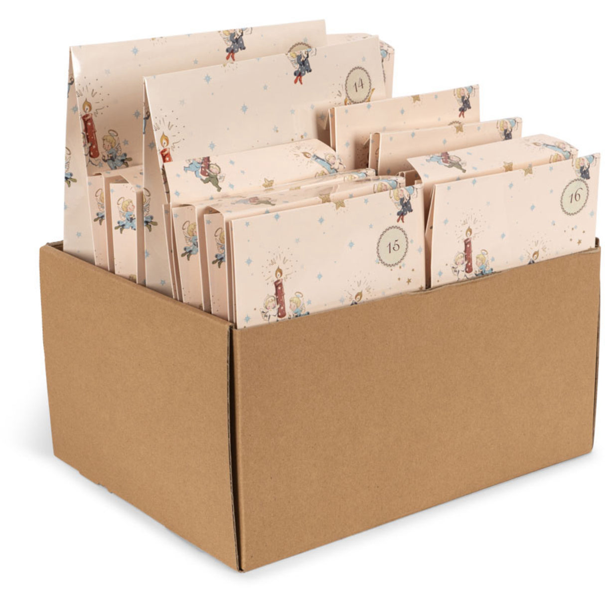 Konges Sløjd Beige Christmas Calendar Med 24 Gifts