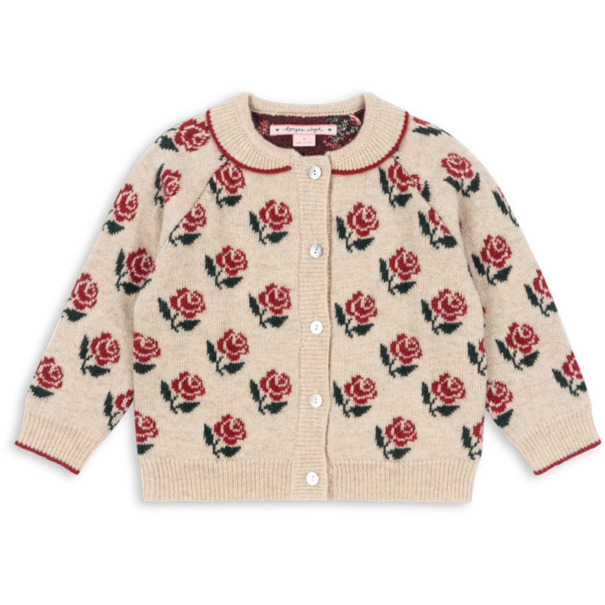 Konges Sløjd Rose Belou Strikk Halsbånd Cardigan