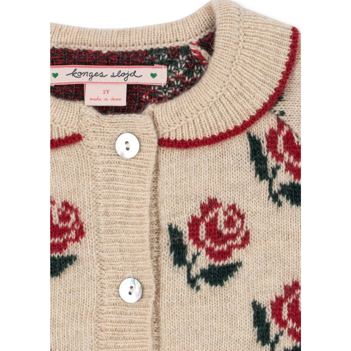 Konges Sløjd Rose Belou Strikk Halsbånd Cardigan