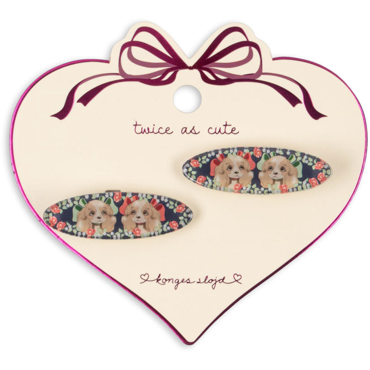 Konges Sløjd Puppy 2 Pakke Agnes Hair Clip