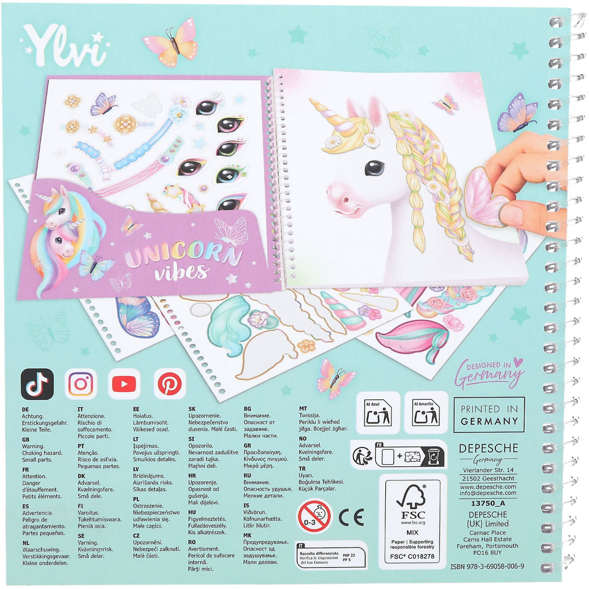 Ylvi Create Your Special Unicorn Kjole Me Up