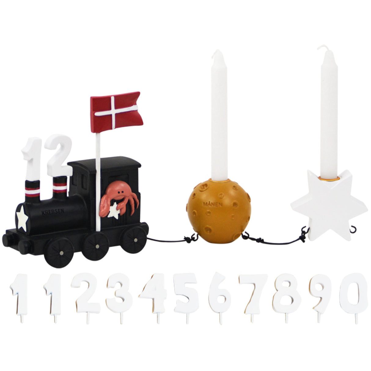 Kids by Friis Krebsen Bursdagstog M. Planet Og Stjerne