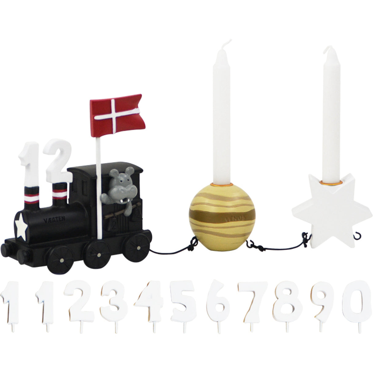 Kids by Friis Vægten Bursdagstog M. Planet Og Stjerne