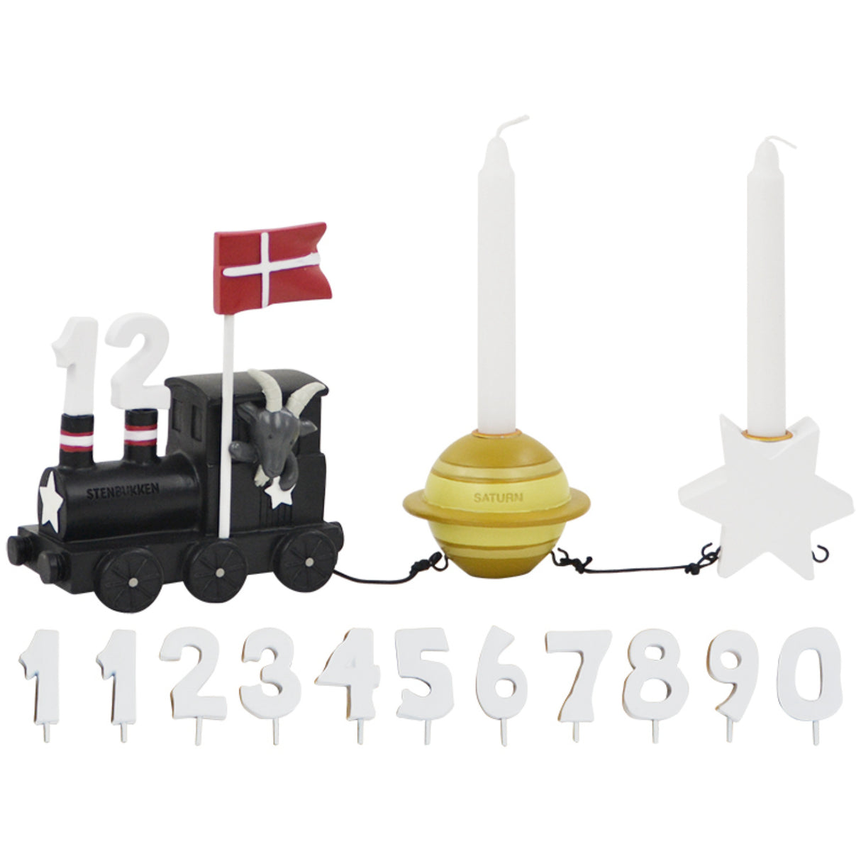 Kids by Friis Stenbukken Bursdagstog M. Planet Og Stjerne