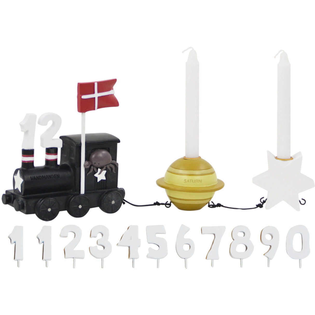 Kids by Friis Vandmanden Bursdagstog M. Planet Og Stjerne