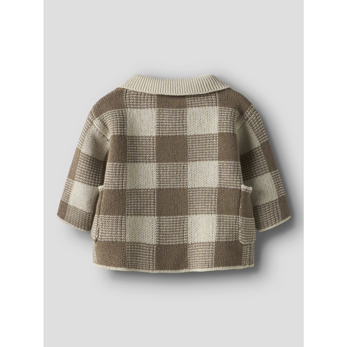 Lil'Atelier Sepia Tint Nbmrobo Ls Loose Strikk Card Lil