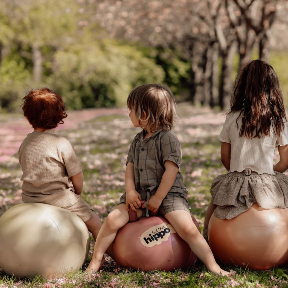 Find that Hippo Hoppebold - Farge Gammel Guld, Str. 45 Cm