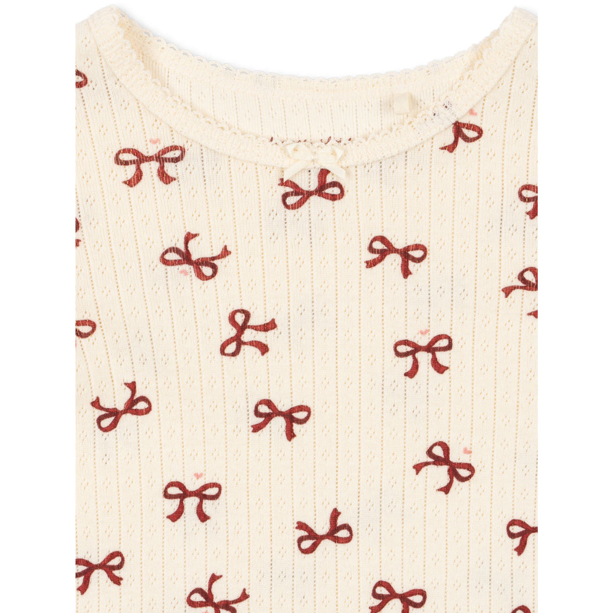 Konges Sløjd Bow Rouge Minnie Bluse Gots