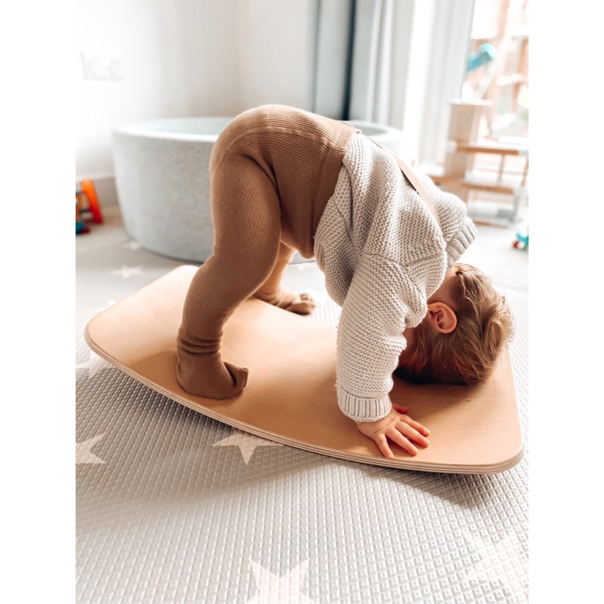 Curve Lab Oak / Eg Little Arc Small Balance Board