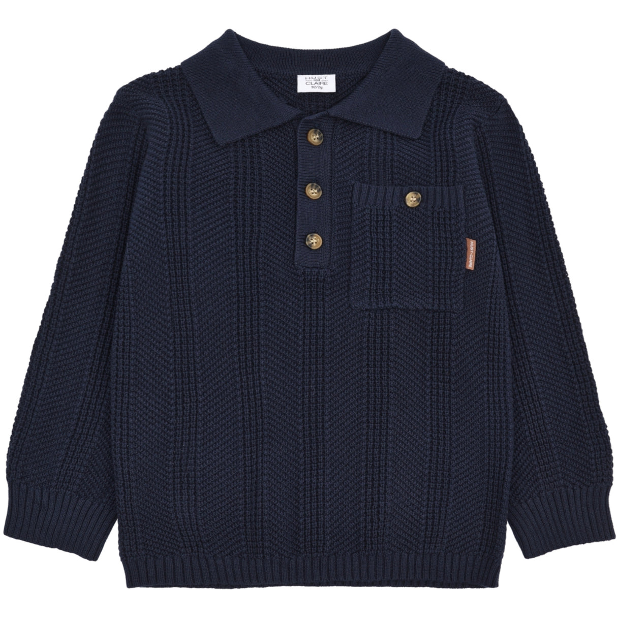 Hust & Claire More Navy Pelle Structure