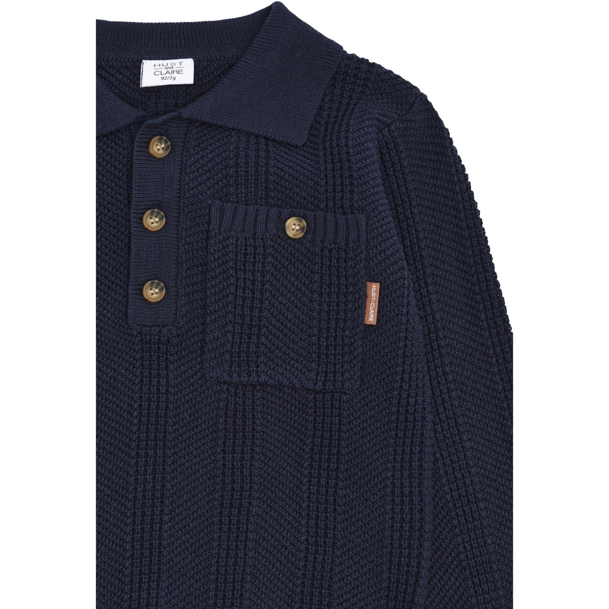 Hust & Claire More Navy Pelle Structure