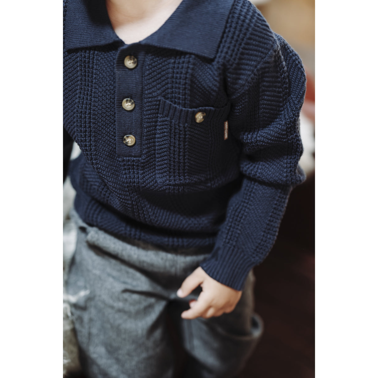 Hust & Claire More Navy Pelle Structure