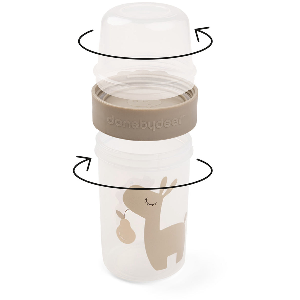 DonebyDeer Sand To Go 2-Way Snackbøtte L Lalee