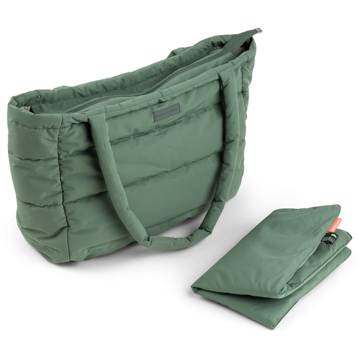 DonebyDeer Green Vattert Pusle Tote Bag