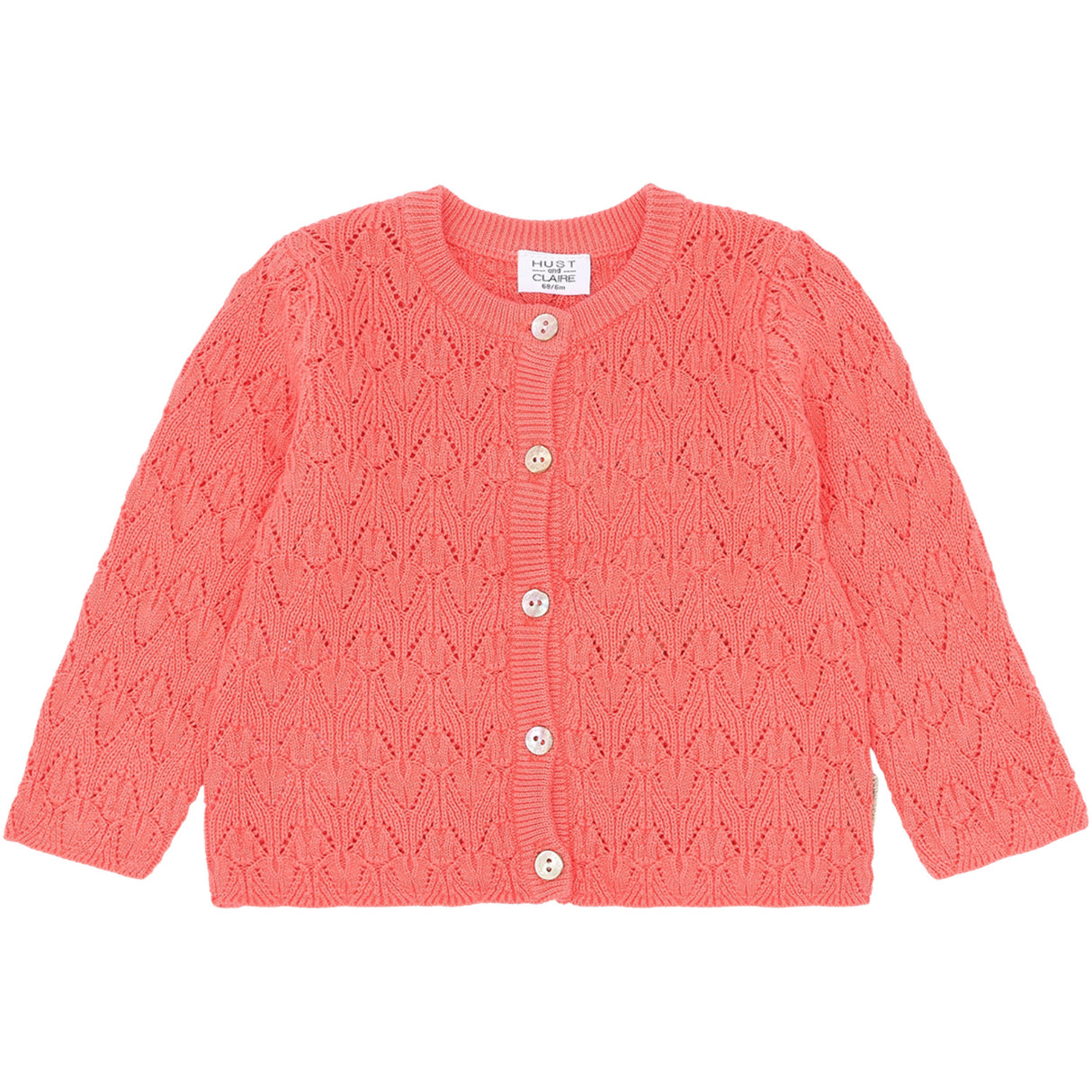 Hust & Claire Wild Coral Cilja Cardigan