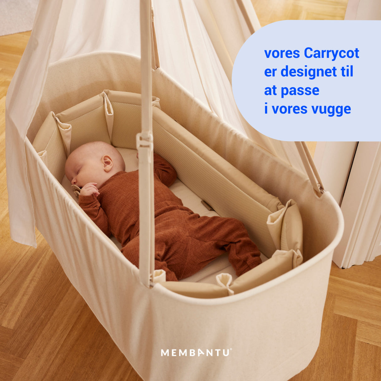MEMBANTU Nature Baby Cradle