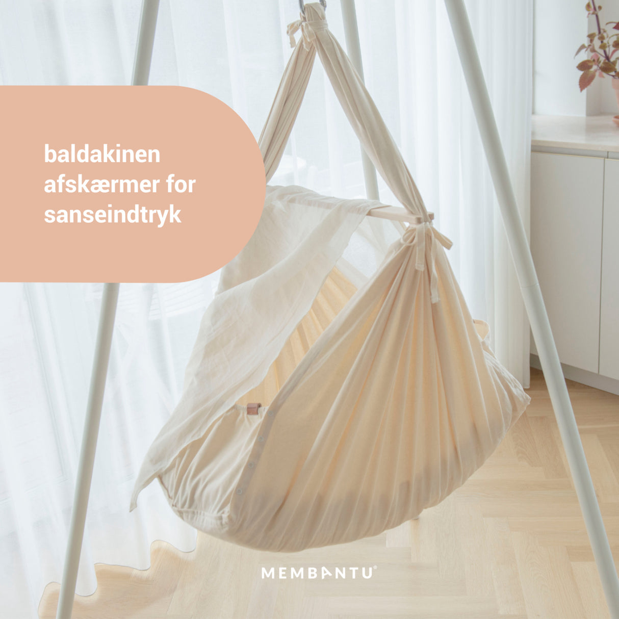 MEMBANTU Nature Organic Baby Hammock Premium