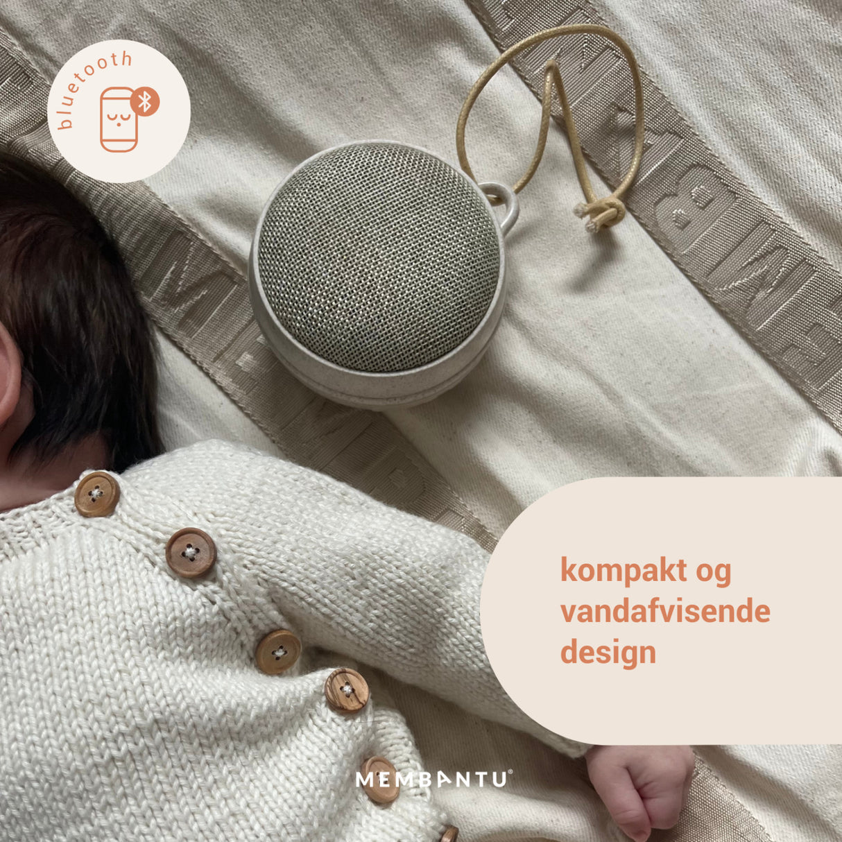 MEMBANTU Wood White Noise Speaker Echo01