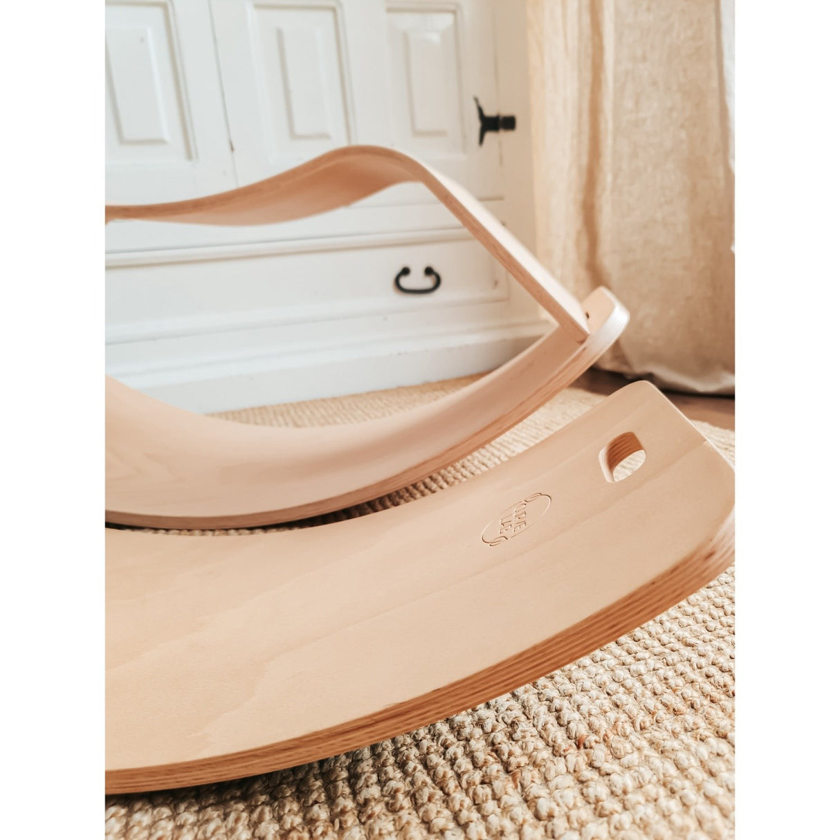 Curve Lab Natural Rocking Stool & Perfect Arc Balance Board